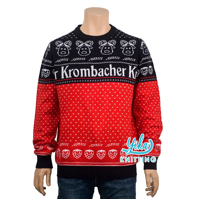 Krombacher Beer Christmas Ugly Sweater